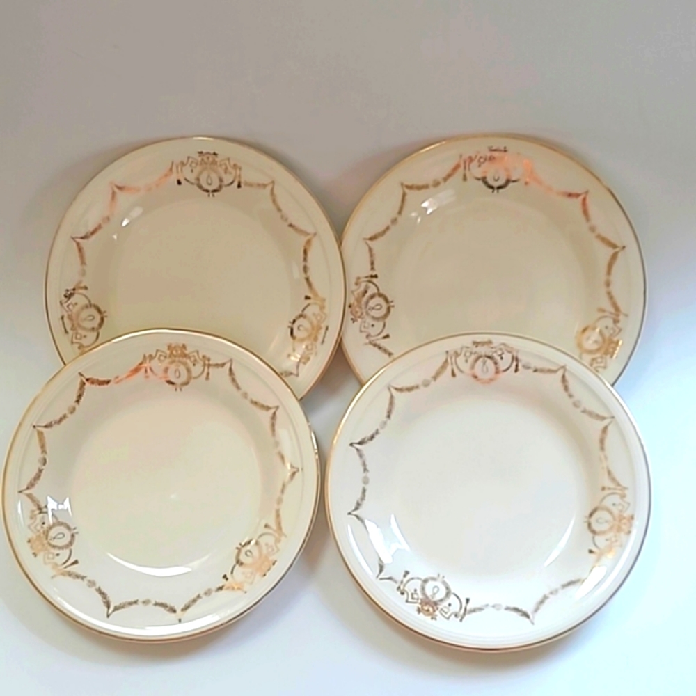 Edwin M Knowles Bread Plates
